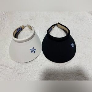 “Imperial Sports Golf Visor Set – White & Navy